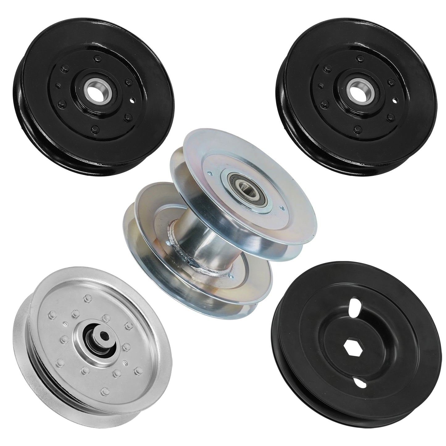 Deck Drive Pulleys Replacement for John Deere X330 X350 X354 X370 (42–48")