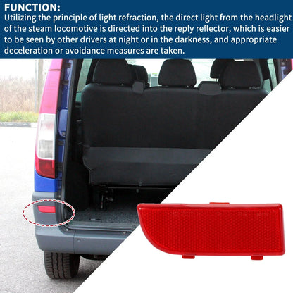 Bumper Reflector for Mercedes-Benz Vito Viano W639 (2003-2014) 1 x Rear Left