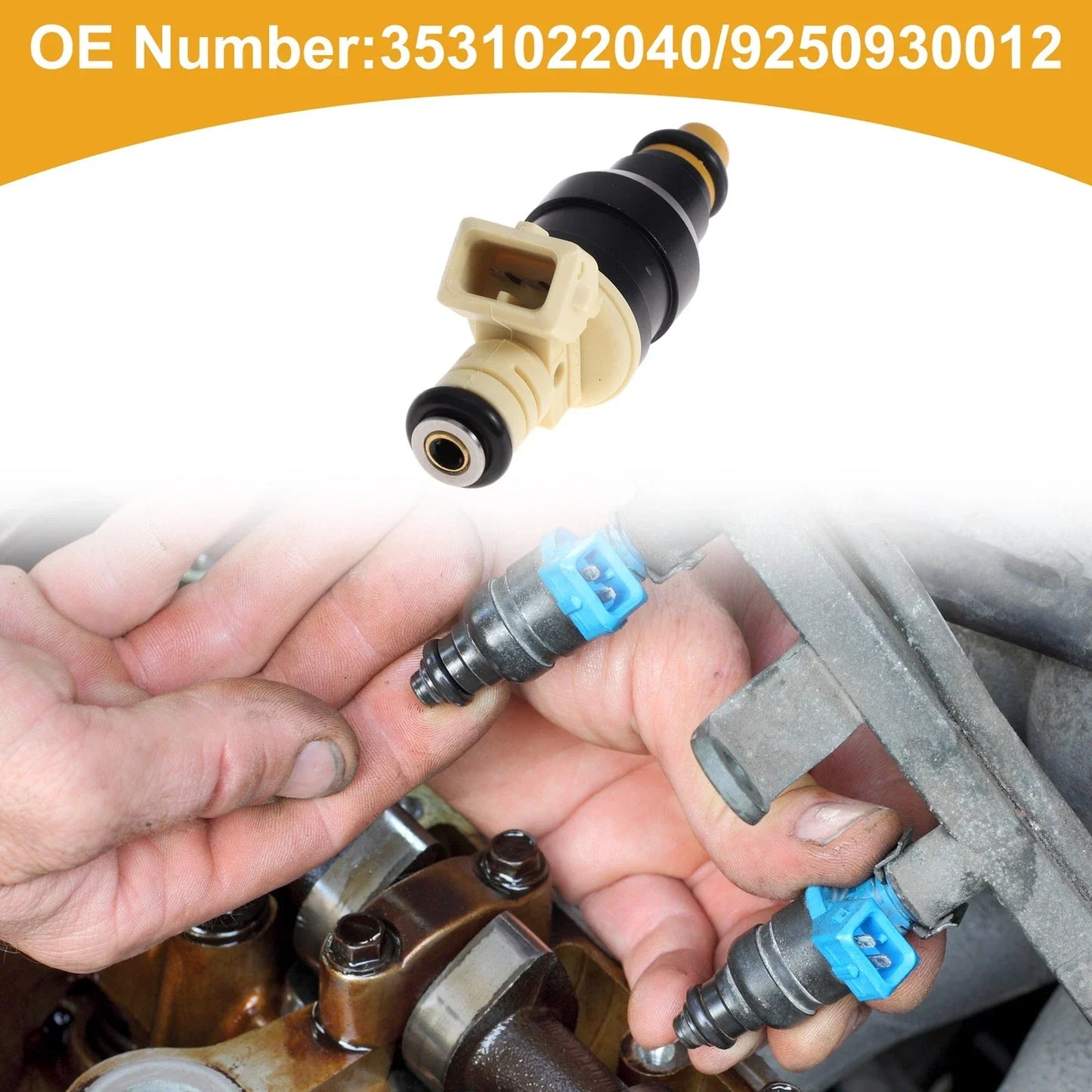 Fuel Injector for Hyundai Accent 1.5L I4 (1995-1999) - 1 x Fuel Nozzle