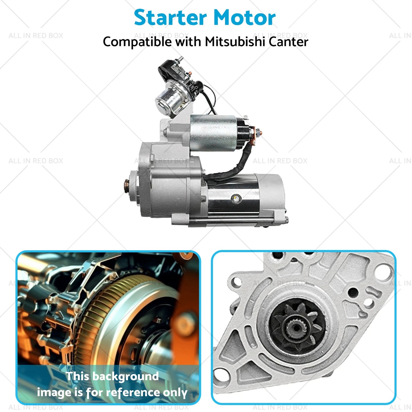 Starter Motor for Mitsubishi Canter 3.6L Diesel 4D32 (1985-1994)