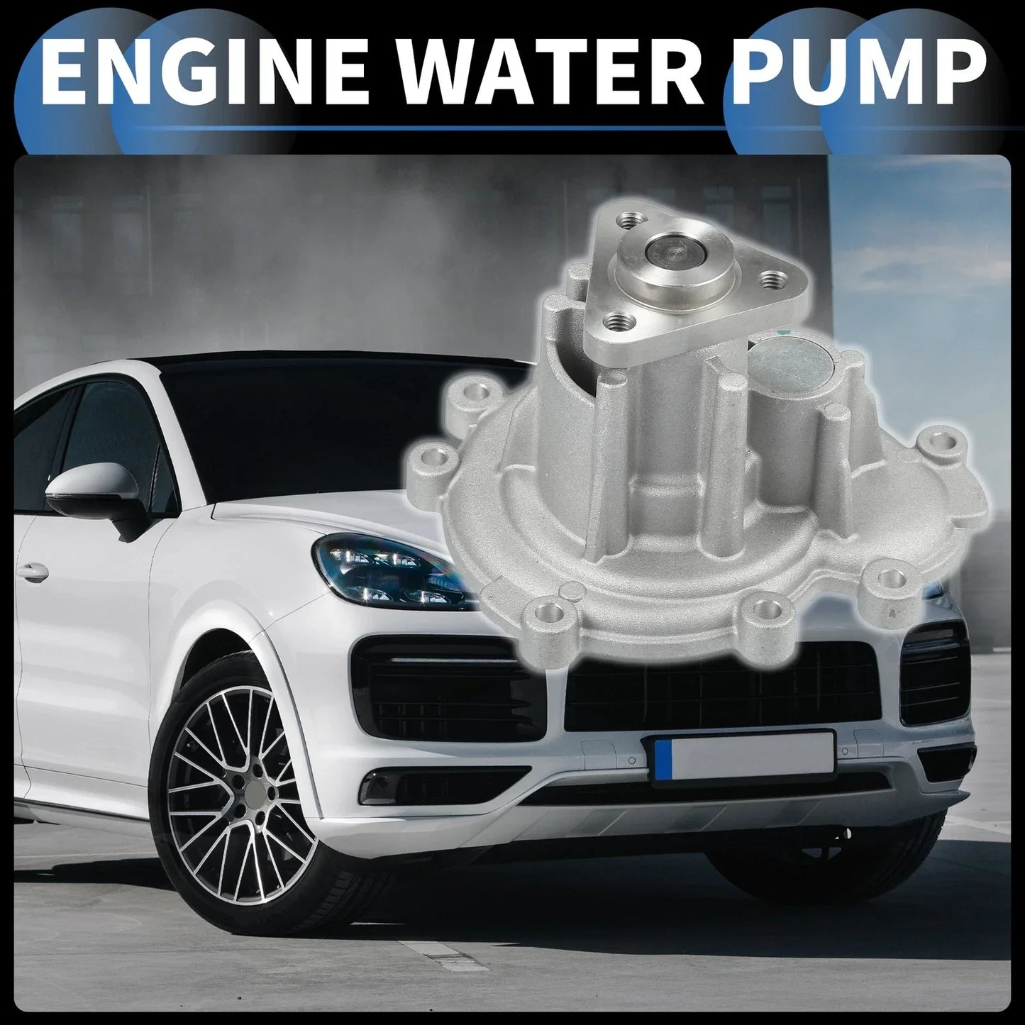Water Pump with Gasket Kit for Porsche Cayenne (2002-2006)