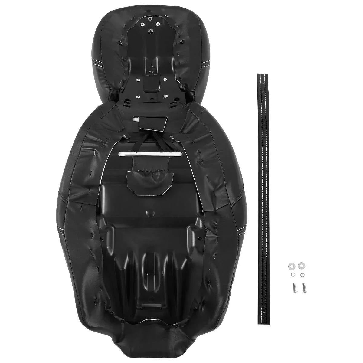 Black Driver Passenger Seat for Harley CVO Electra Road Glide FLHT FLHR (09-23)