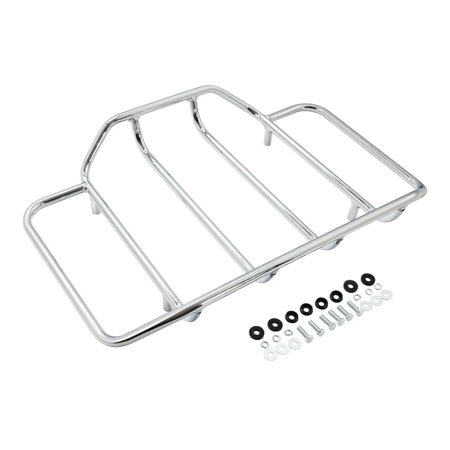 Chrome Trunk Luggage Rack for Harley Electra Street Road King Glide Touring