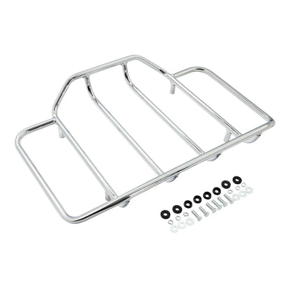 Chrome Trunk Luggage Rack for Harley Electra Street Road King Glide Touring