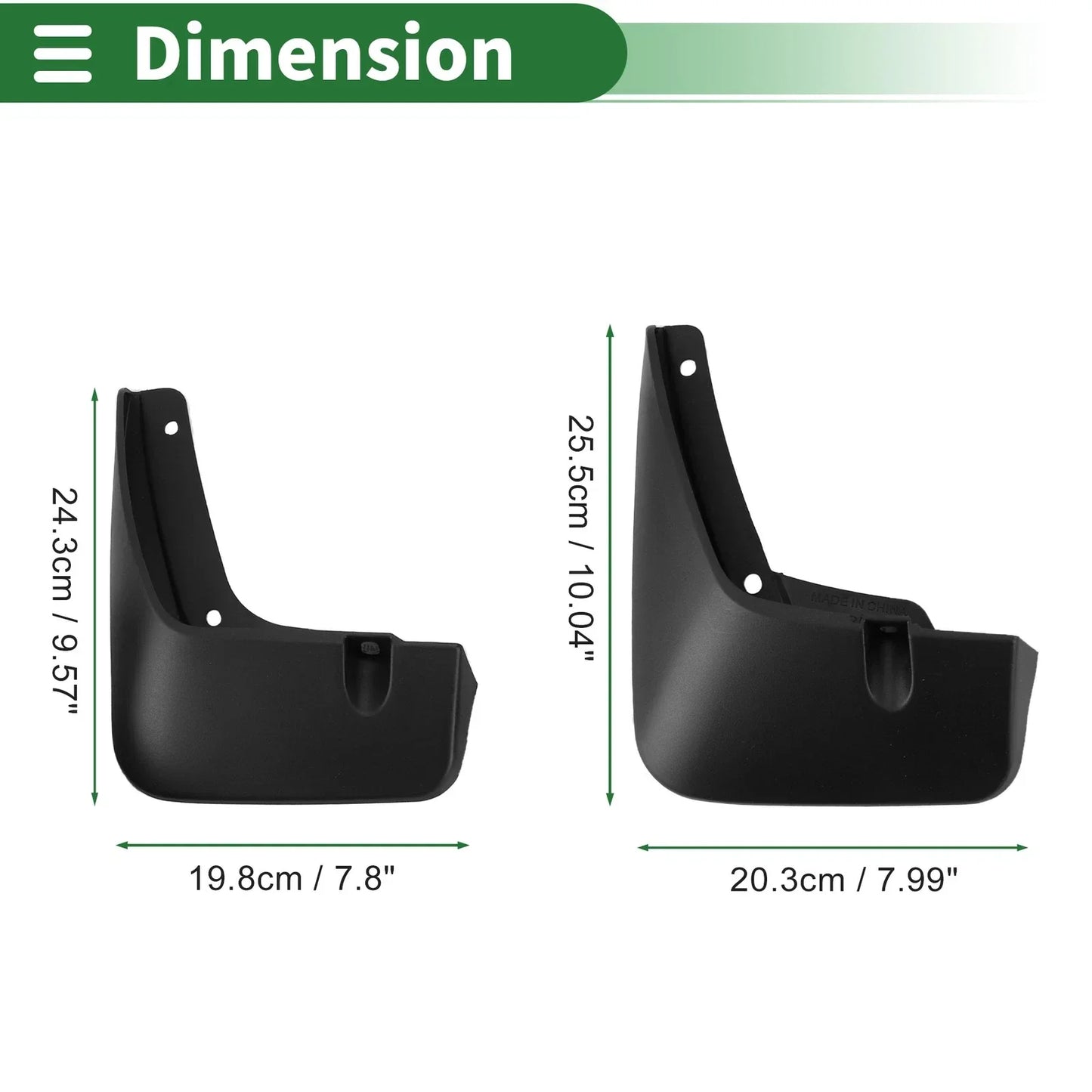 Mud Flaps Splash Guards for Hyundai Palisade 2019-2023 with Mount Accessories
