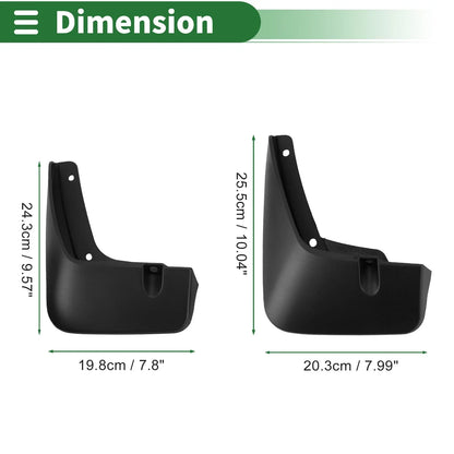 Mud Flaps Splash Guards for Hyundai Palisade 2019-2023 with Mount Accessories