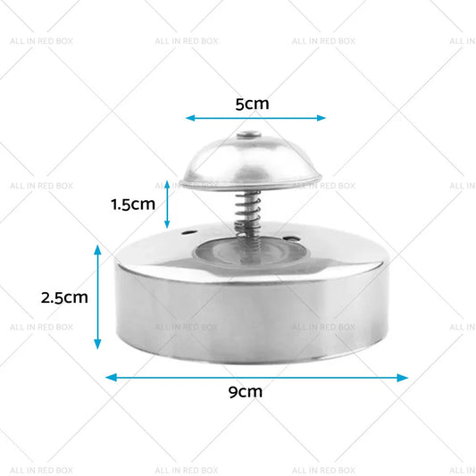 304 Stainless Steel Uncrustable Sandwich Cutter Sealer 3.5" for Kids