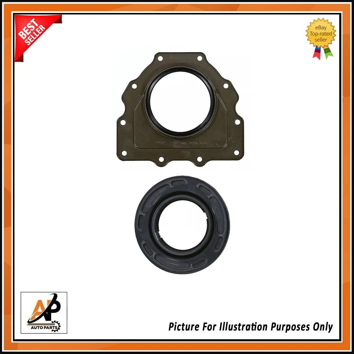 Front and Rear Engine Seal Kit for Mercedes-Benz 1.6 dCi OM622.951 (2009–2017)