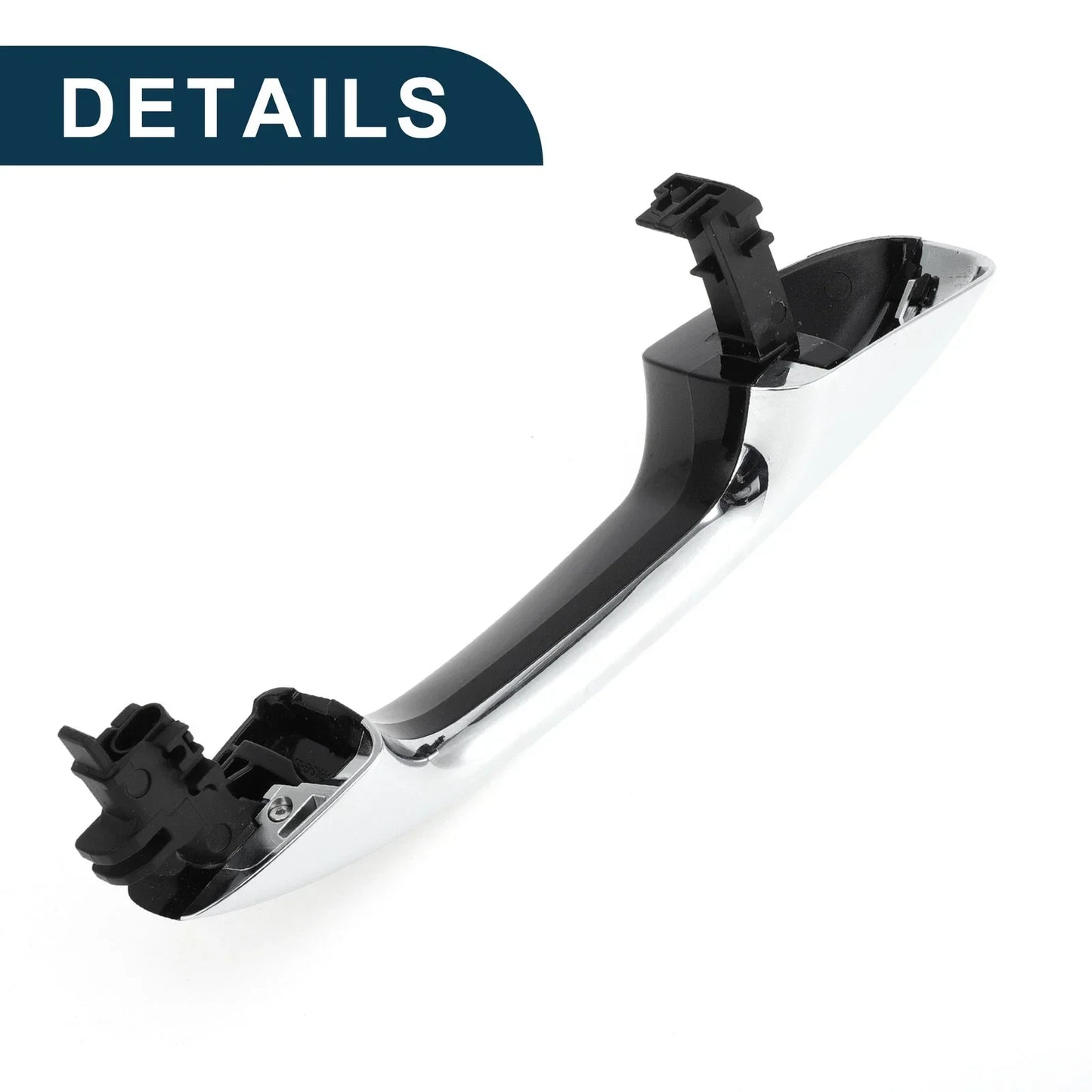 Exterior Door Handle for Mercedes-Benz W205 (2015-2023) Black Silver Tone