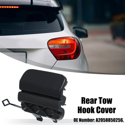 Rear Bumper Tow Hook Eye Hole Cover for Mercedes-Benz W205 Sedan (2015-2020)