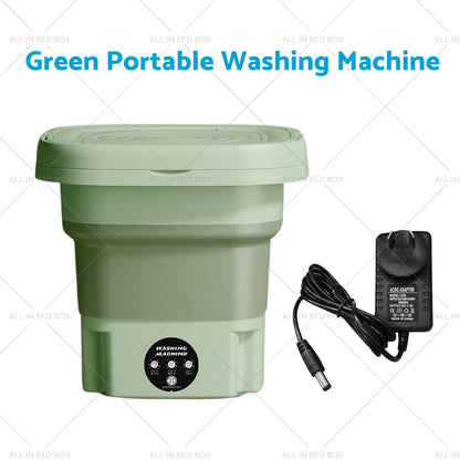 Portable 8L Foldable Washing Machine 3 Modes Deep Cleaning 240V