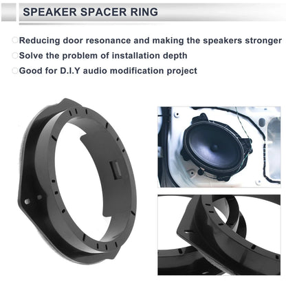Speaker Spacer Ring Adaptor for Mercedes-Benz 6.5" Speakers (2000-2023)