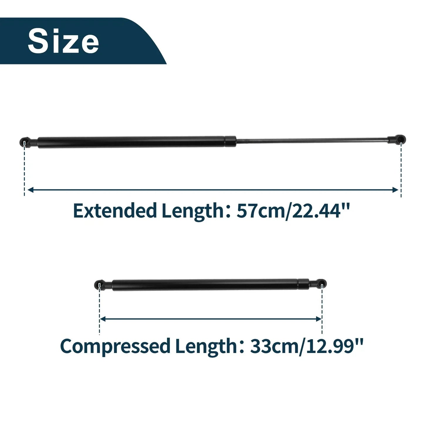 Hood Lift Supports Struts for Lexus LS460 Base/L Sedan (2007-2012)