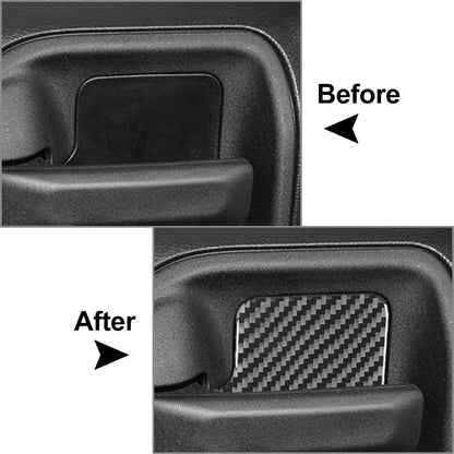 4 x Inner Door Handle Bowl Cover Trim for Jeep Wrangler (2011-2017)