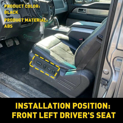 Front Left & Right Seat Switch Bezels for Ford F-150 (2009-2014)