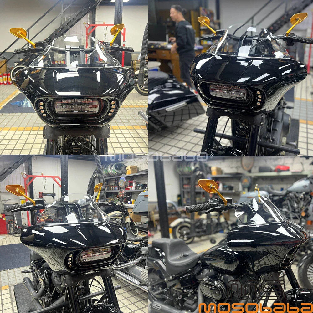 Headlight Fairing & Windshield for Harley Softail Fat Bob FXFB (2018-2023)