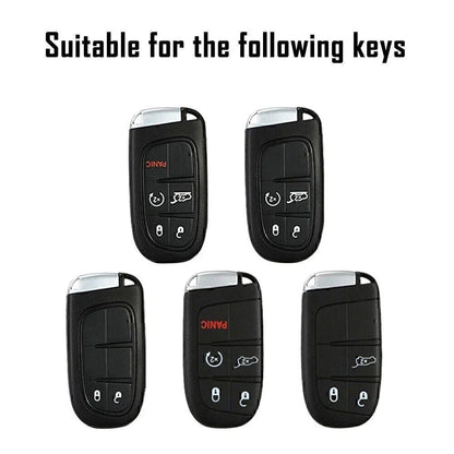 Key Fob Case Cover for Jeep Dodge Journey Charger Carbon Fiber