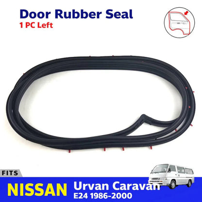 Door Rubber Seal Weatherstrip Left Fits Nissan Urvan Caravan E24 Van 1986-00