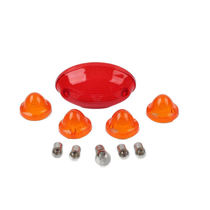 Turn Signal Covers Amber Tail Light Lens for T100 Scrambler Speedmaster (2001-2023)