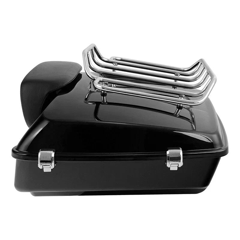 Chrome Solo Mount Trunk Backrest for Harley CVO Road Glide (2014-2025)
