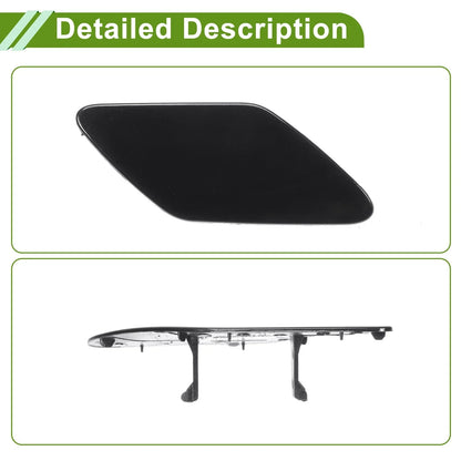 Washer Nozzle Cover for Porsche Cayenne 2011-2014 (2 x Black Caps)