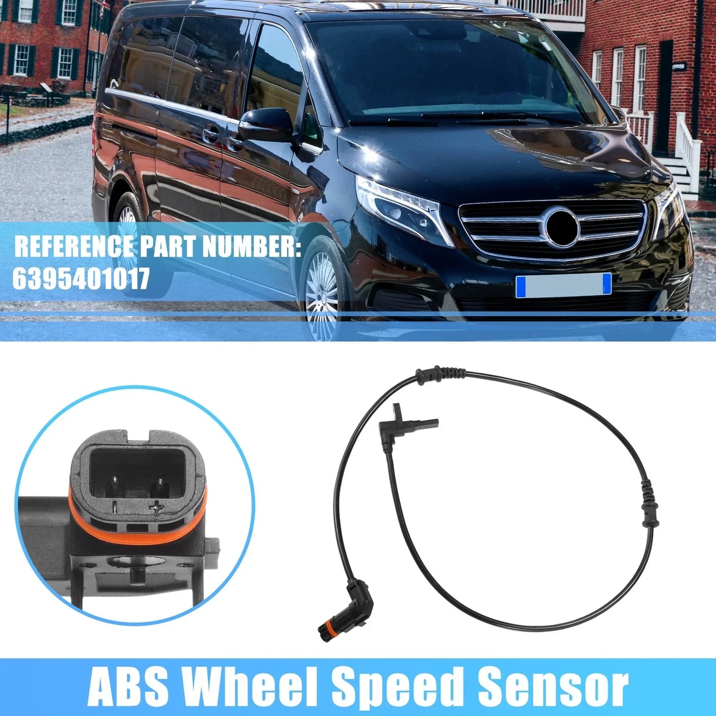 Front Left Right ABS Wheel Speed Sensor for Mercedes-Benz (2005-2011)