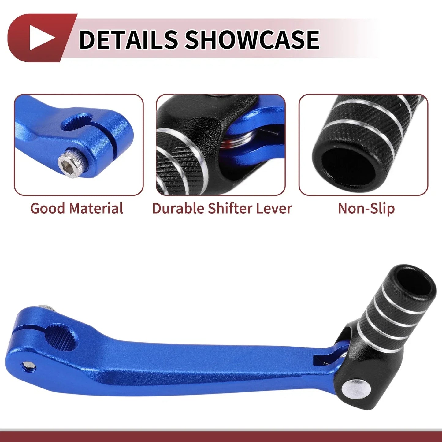 Shifter Lever for Honda CRF150F 2003-2017 - Blue Black Silver Tone