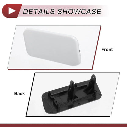 Front Right Washer Nozzle Cover for Mercedes-Benz ML500 (2002-2005) White 1 x