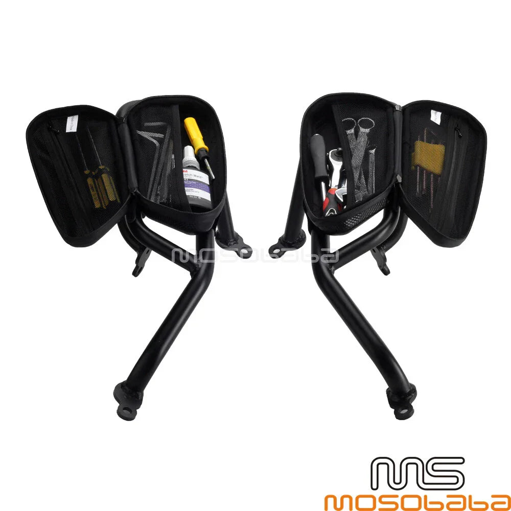 2L Front Bumper Guard Storage Tool Bag for Harley Motorcycles