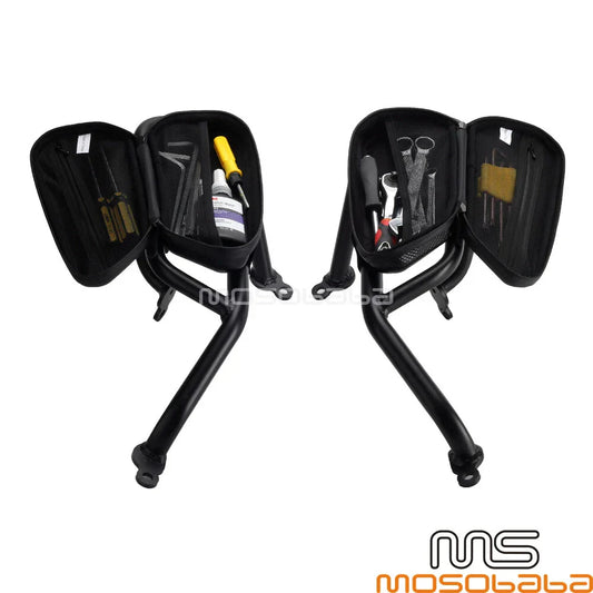2L Front Bumper Guard Storage Tool Bag for Harley Motorcycles