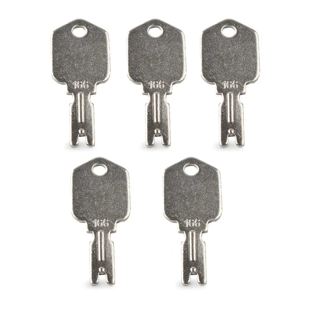 5 x Ignition Keys for Hyster 166 186304 51335040 A214062 Forklift