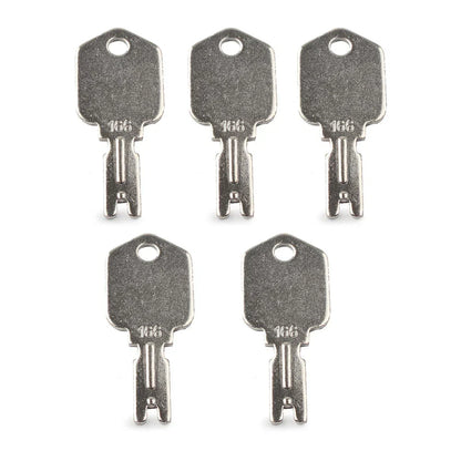 5 x Ignition Keys for Hyster 166 186304 51335040 A214062 Forklift
