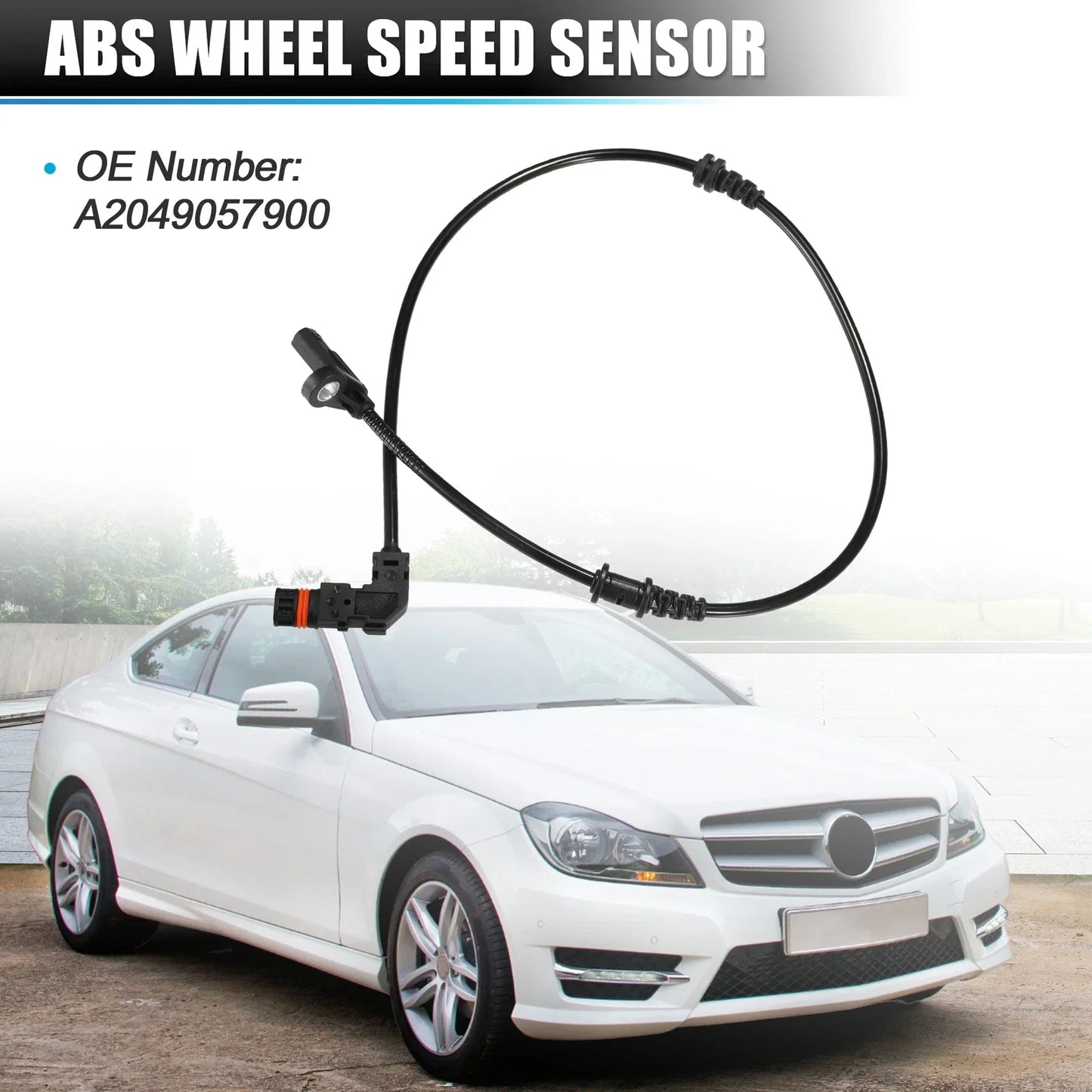ABS Wheel Speed Sensor for Mercedes-Benz C250 C300 C350 (2012-2015)