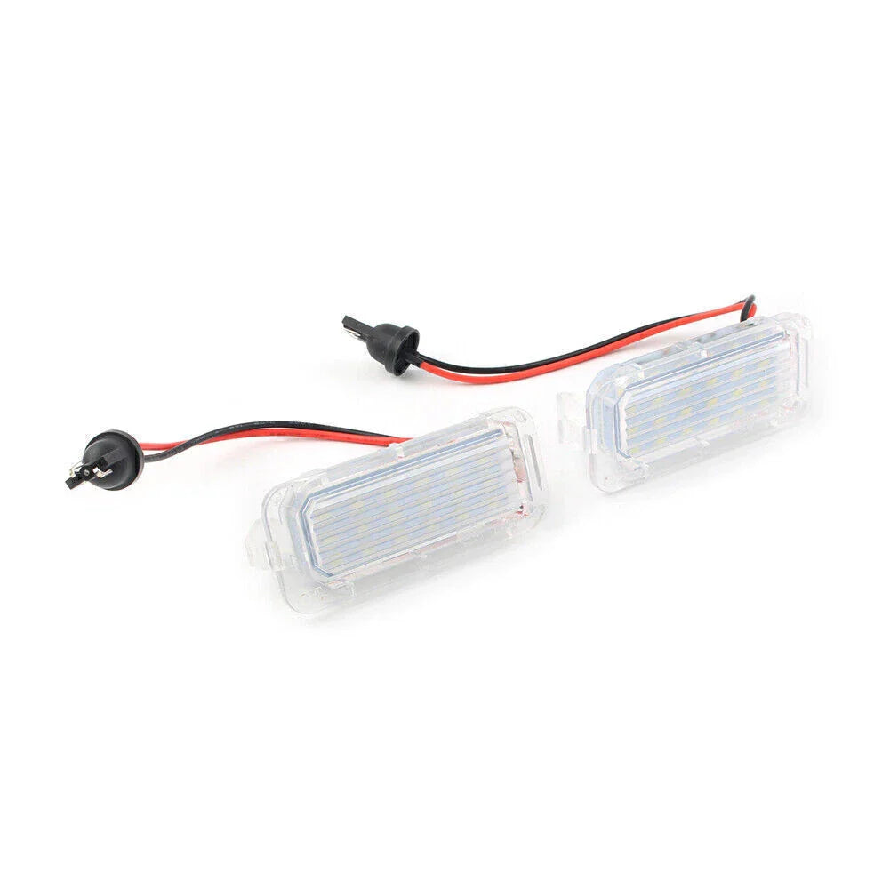 18 SMD LED License Plate Lights for Ford Fiesta, Focus, C-Max, Kuga, Mondeo (2008-2023)