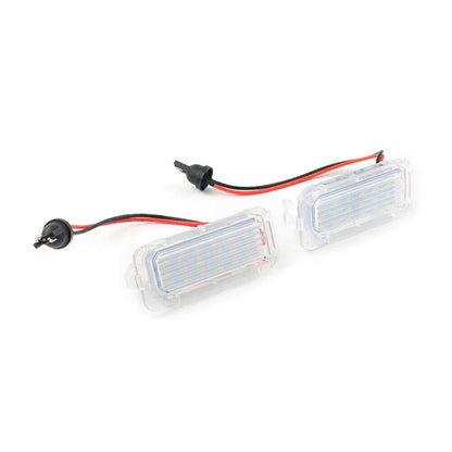 18 SMD LED License Plate Lights for Ford Fiesta, Focus, C-Max, Kuga, Mondeo (2008-2023)
