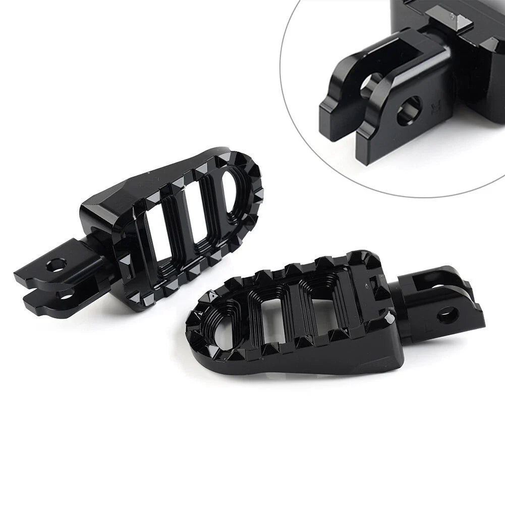 Front Footrests Pegs for Harley Softail Slim Fat Bob Street Bob Breakout
