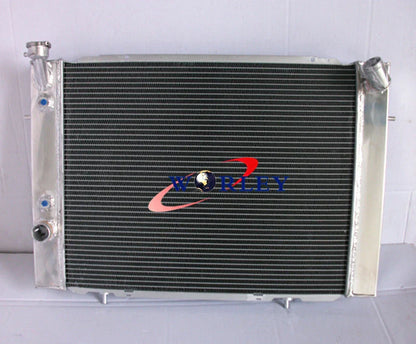 3 Row Aluminum Radiator + Fan for Holden Commodore VB VC VH VK V8 (1979-1985)