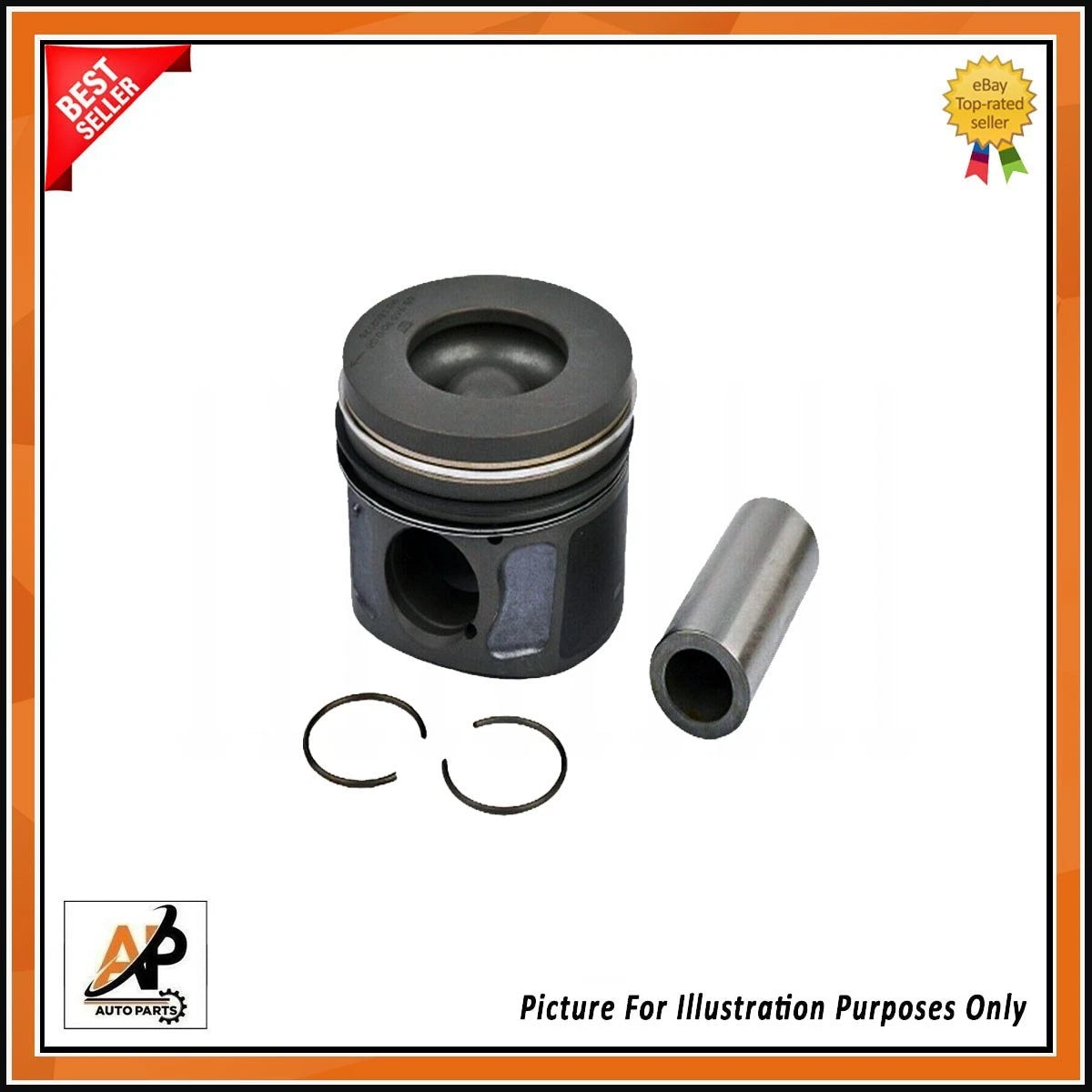 Engine Piston with Rings Replacement for Ford Transit Ranger 2.2 TDCI (2006–2016)