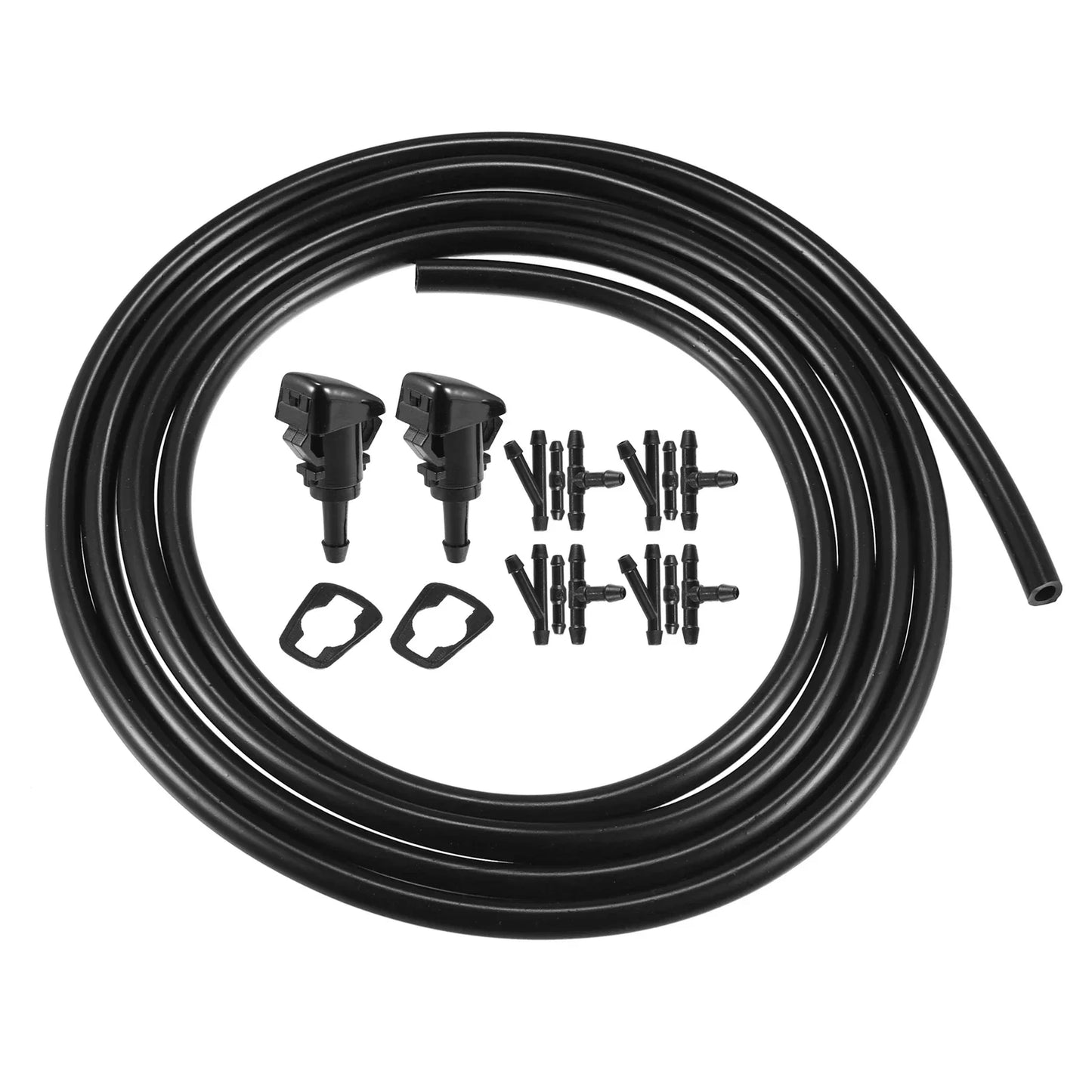 2 x Windshield Washer Nozzles & 1.8m Hose Kit for Dodge Neon (2000-2005)