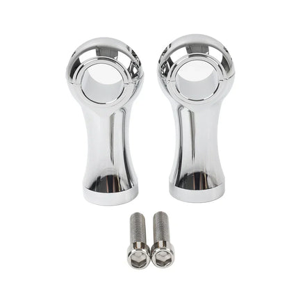 4" Handlebar Riser Clamp Mount for Harley Dyna Softail
