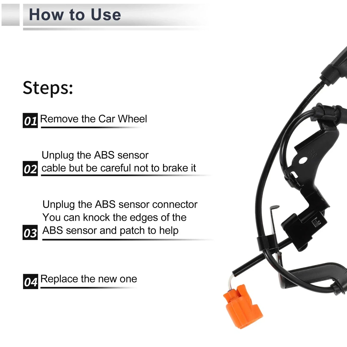 ABS Wheel Speed Sensor for Honda Civic Front Left Right (2006-2011)