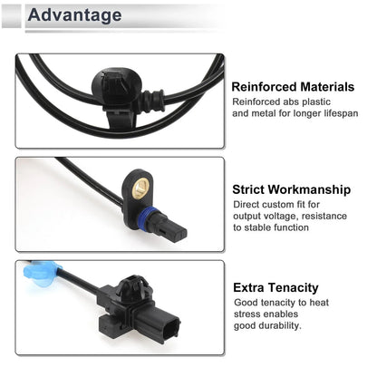 ABS Wheel Speed Sensor for Honda Civic (2016-2021) 1 x Rear Right Sensor