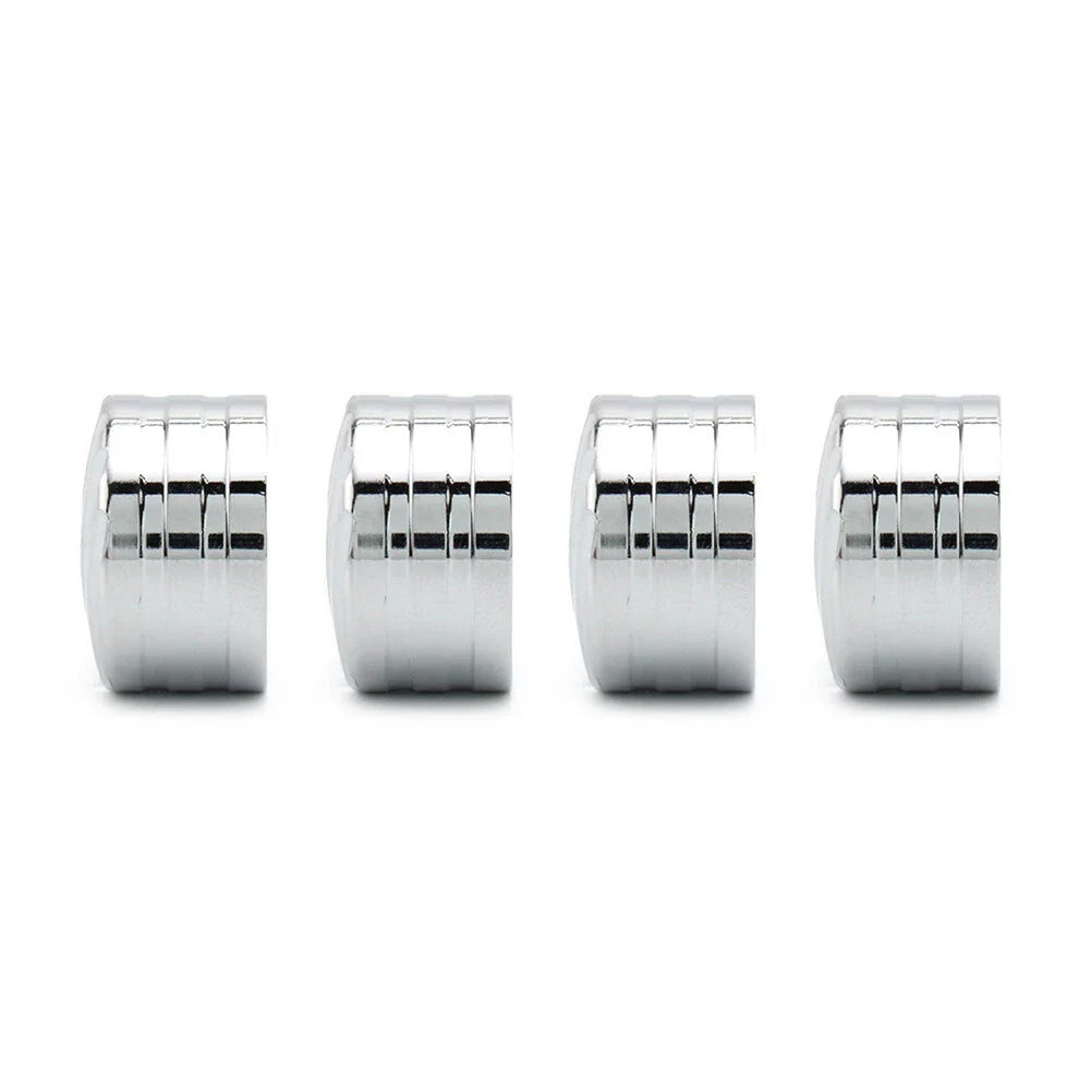 4 x Chrome Machined Head Bolt Cover Caps for Triumph T120 Thruxton (2016-2023)