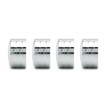 4 x Chrome Machined Head Bolt Cover Caps for Triumph T120 Thruxton (2016-2023)
