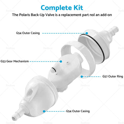 Polaris Pool Cleaner  Backup Valve Replacement for 180 280 380 480 3900