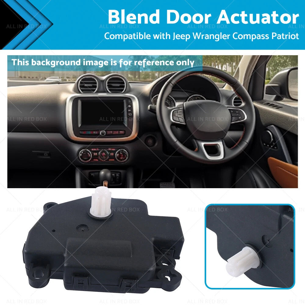 Blend Door Actuator for Jeep Wrangler JK, Patriot, Compass (2007-2018)