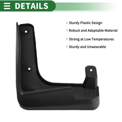 Mud Flaps Splash Guards for Hyundai Tucson (2017-2020) with Mount Accessories