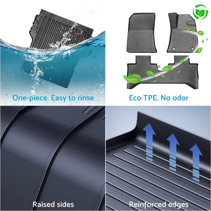 TPE Waterproof Floor Mat Boot Liner for BYD Shark 6 (2025-On)