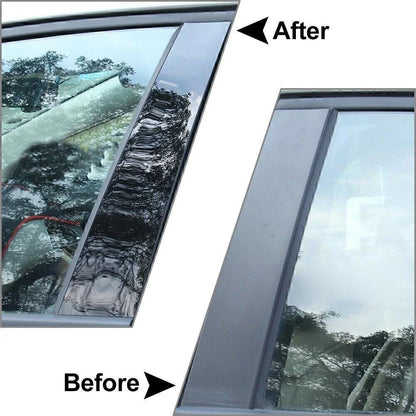 Black Door Trim Cover Kit for Honda Civic (2006-2011) 6pcs