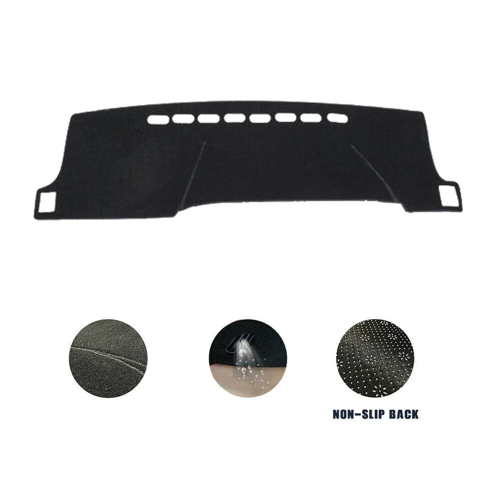 Non-Slip Dash Mat for Toyota Aqua Prius C Dashboard Cover Black (2011-2019)